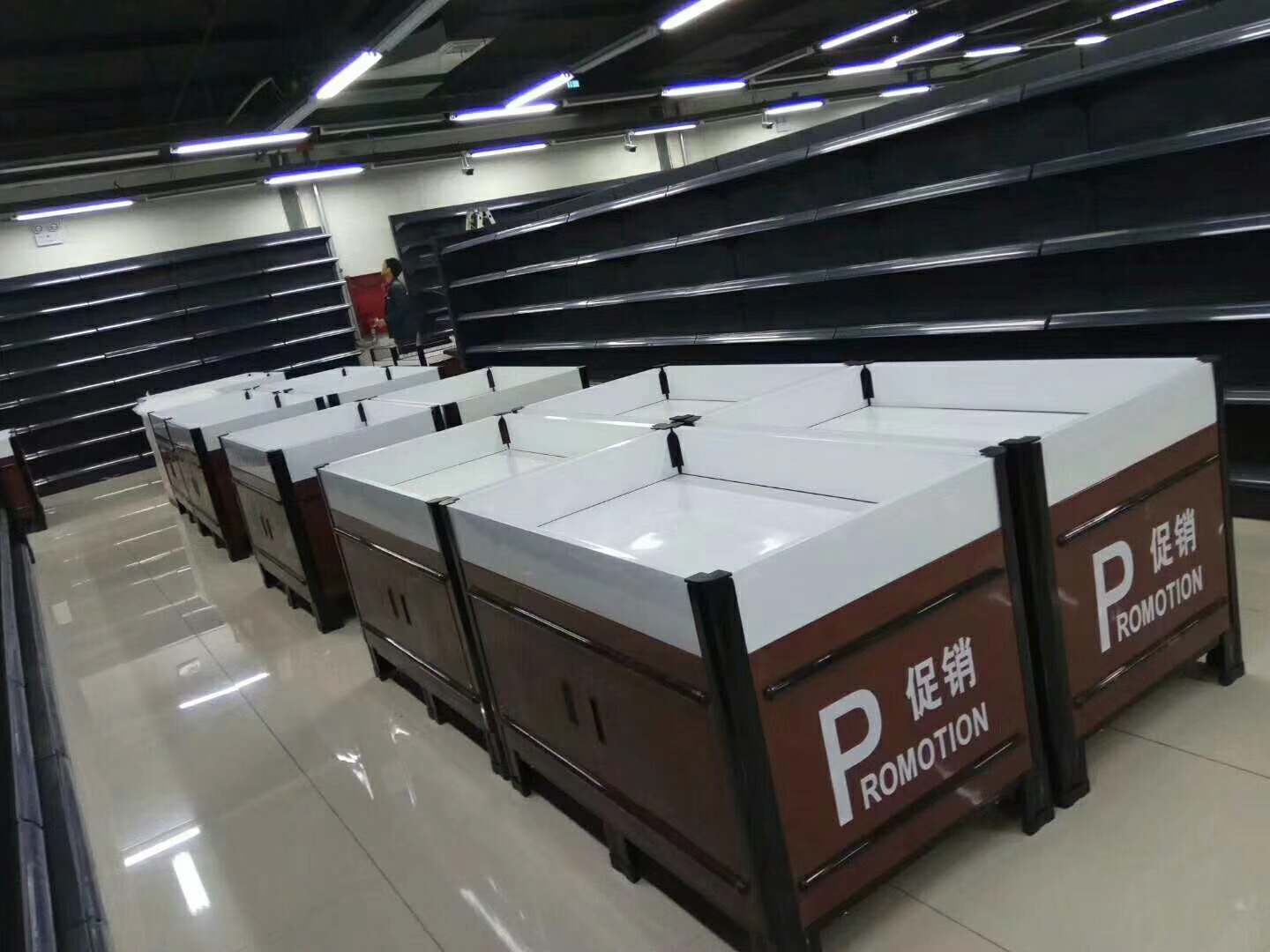 выставочные витрины таблицы Q195 800mm выдвиженческие встречные стальные