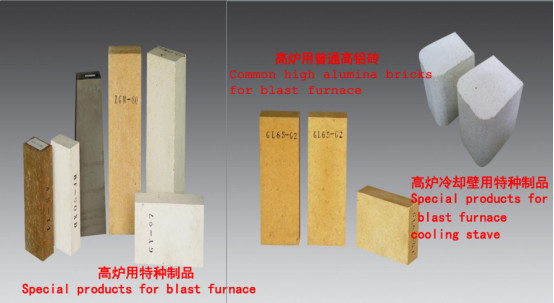 Customized High Alumina Refractory Bricks For Steel Infrastructure blast furnace Alumina Silica Refractory Brick