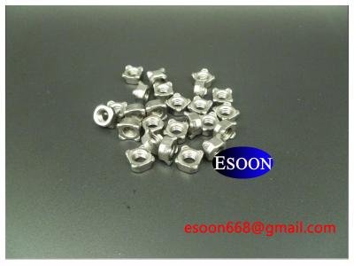 M6*1.0 Carbon Steel DIN 928 Square Weld Nut,Plain surface,Grade 8
