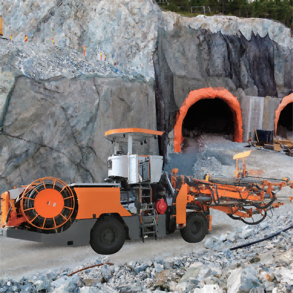 UJ33 Mining Drilling Machine Underground Drill Jumbo Bolting Hole Drill Rig