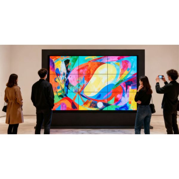 Ultra Thin 1.8mm Bezel Video Wall Display With LG Panel 55 Inch