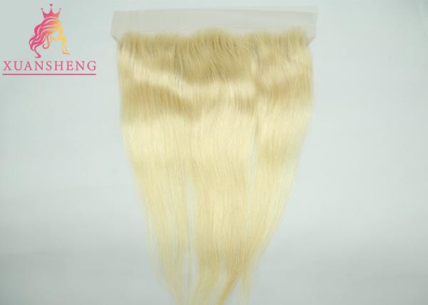 Transparent Natural Raw 613 Blonde Hair Indian 100% Virgin Human Lace Frontal