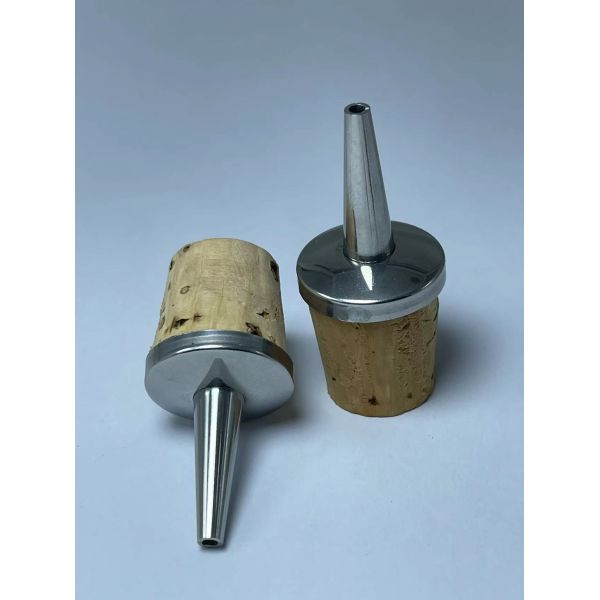Factory Wholesale Stainless Steel Dasher Top with Cork/TPE Stopper for 20mm Ceramic/Glass Bottle