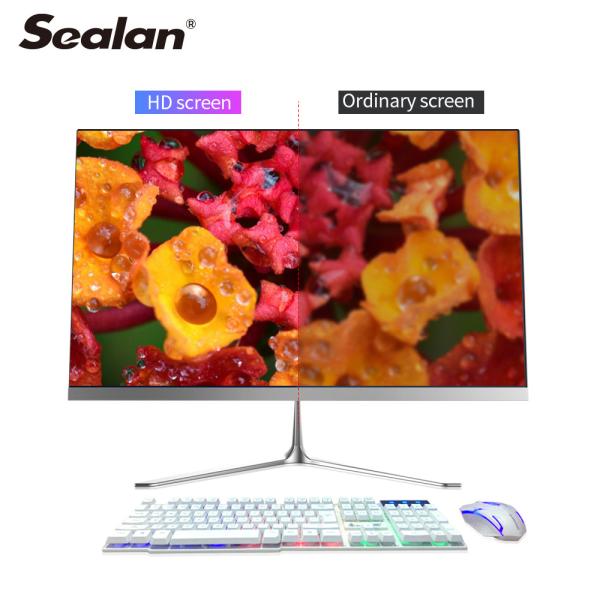 I3 3120 WIFI 2.4GHz 23.8 Inch All In One PC for Home Using