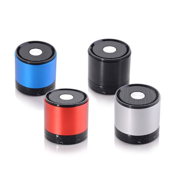 Черный настольный диктор Bluetooth пеший вокруг беспроводного диктора для андроида