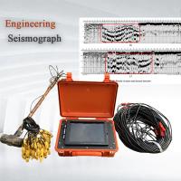 Ingénierie de l'arpentage sismique Seismographe Velocité de l'onde coupée Test d'exploration de l'onde de surface