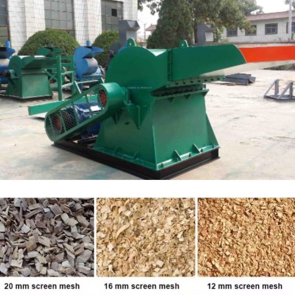 Small Size Twin Mouth Industrial Olive Timber Chipper Shredder Wood Dust Crusher
