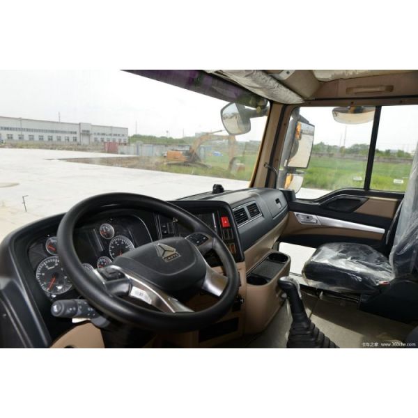 Automatic Air Conditioner 23 Sinotruk HOWO TX 440 HP 8X4 6.5m Dump Trucks for Used Trucks