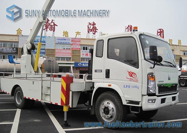 16M SINOTRUK HOWO High Altitude Operation Truck Cage Boom Truck Rental