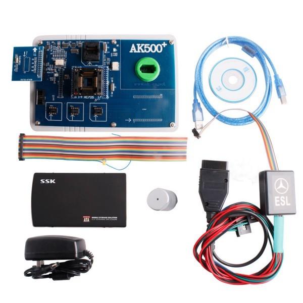 Programador chave do Benz AK500+ de Mercedes auto com a calculadora do EIS SKC
