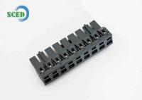 PA66 connecteur de bloc de borne pluggable en plastique gris 7,5 mm de hauteur 300V 16A 2-18 pôles