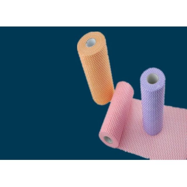 Spunlace Nonwoven Industrial Wipes Kitchen Cleaning Cloth with Silk Screen Printing