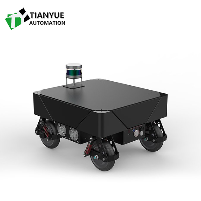 High-Strength Metal Alloy UGV Chassis 875*675*517mm with 48V Voltage for Outdoor Robotics and Smart Mobility