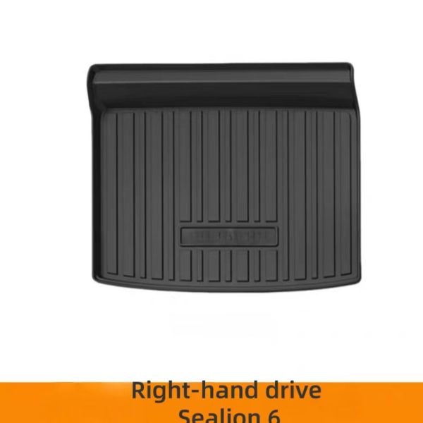 New High Quality Plastic Floor Mats BYD Song Plus DM-i Sealion 6 ECO Rear Back Cushion Car Interior Accessories RHD Waterproof