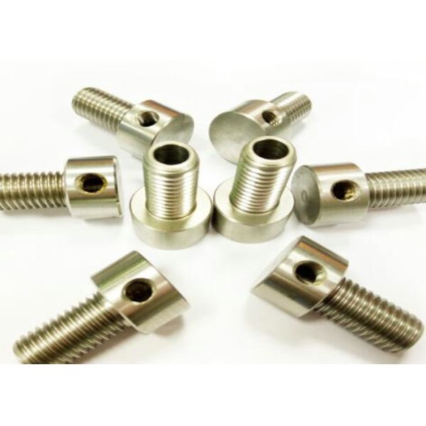 High Strength DIN933 M8 Hexagon Head GR5 TC4 Ti-6al-4v Titanium Bolts