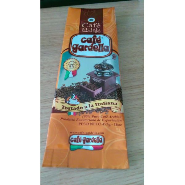 Bolsas plásticas impresas aduana que empaquetan, empaquetado del grano de café de la cremallera