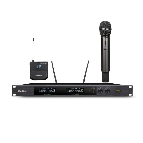 O ensino do discurso chapinha a largura de banda sem fio do microfone 30MHz da frequência ultraelevada