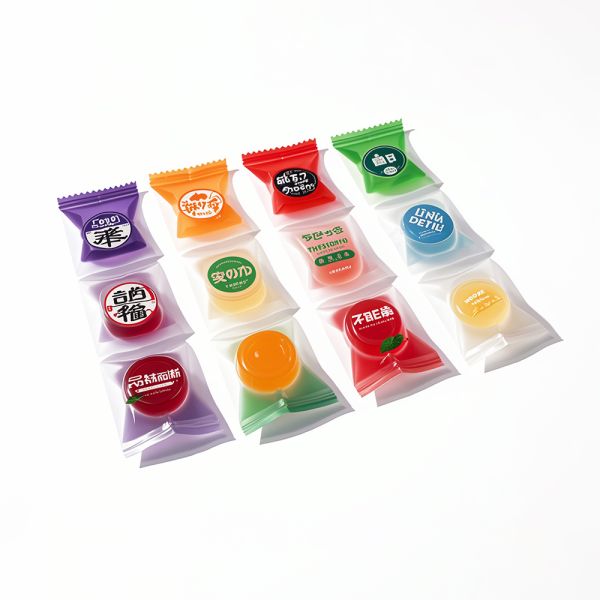Food Snack Packaging Custom Logo Printed Recyclable Three Side Seal Plastic Mylar Bags for Beverages Jellies Liquids
