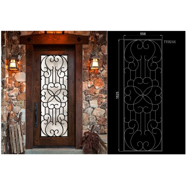 Eloquent Wrought Iron Glass Tranquility Screening Light Transmission Iron Oxides Natural Light