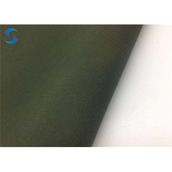 Green 87gsm 240T Jacquard Clothing Fabric Plain Dyed