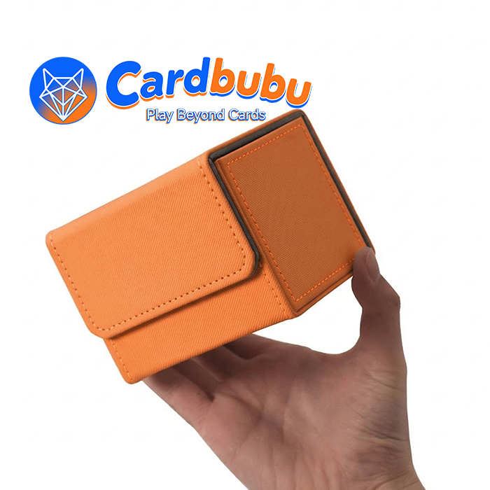 Custom PU Leather Deck Box for 100  Double Sleeved Cards  Soft Flannel Interior Trading Card Case for MTG Yugioh  TCG Games