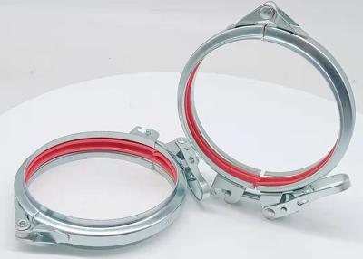 braçadeira de tubulação galvanizada hermética vermelha da braçadeira de tubulação do anel de 250mm EPDM