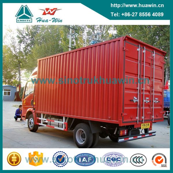 Sinotruk HOWO 4x2 3 Ton China Right Hand Drive Mini Mobile Van Truck