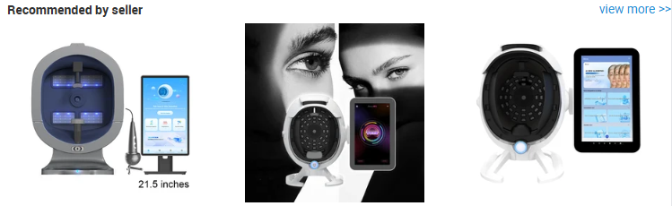 20MP HD Camera AI Magic 3D Mirror Moisture Detection Facial Scanner skin analyzer
