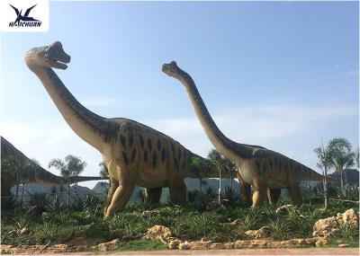 Amusement Park Equipment Real Life Size Dinosaurs , Dinosaur Lawn Ornament 