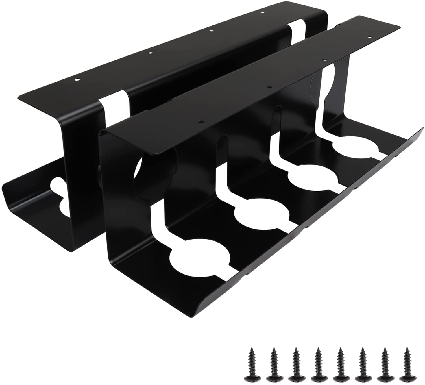 Домашний офис Столовой кабельный держатель 43 x 10 x 10 см с силовым покрытием из углеродистой стали