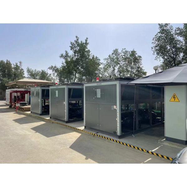 120 Ton Hanbell Compressor Air Cooled Screw Chiller for Plastic