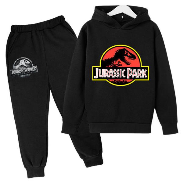 Children'S Outfit Sets Movie Anime Hoodie Boys And Girls Dinosaur Print Hoodie Set