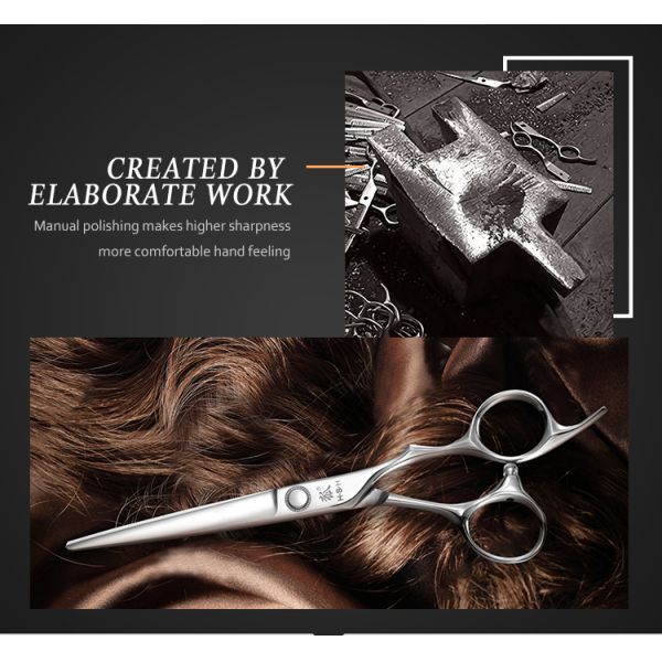 Smooth Japanese Steel Scissors , Stronge Stability Japanese Hairdressing Scissors