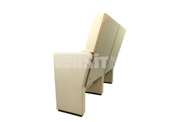 Auto Return Spring Padded Church Chairs With Alu Alloy Leg