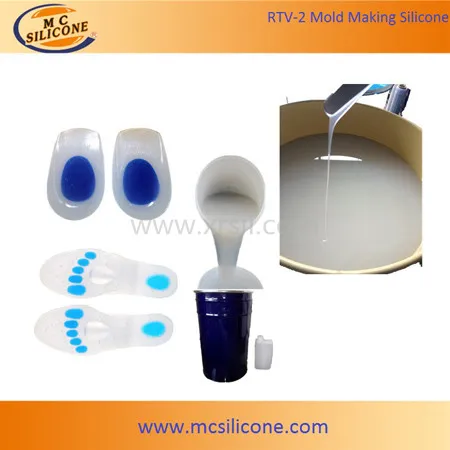 5 Shore A Platinum Cure Soft RTV2 Liquid Silicone Rubber for Shoe Insole