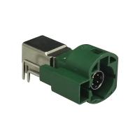 Tipo contato Pin Connector do ângulo direito da montagem 4+2 do PWB do conector de FAKRA HSD