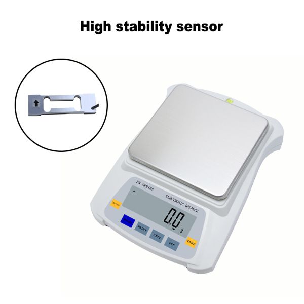M.ES.0001 Multi Unit High Precision Electronic Jewelry Balance Digital Weighing Scale With Windshield and Stainless Steel Pan
