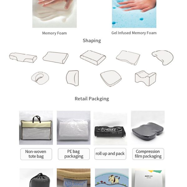 Cotton Blue Snoring Hotel Knitted Ergonomic Pillow for Back Support and Cervical Health