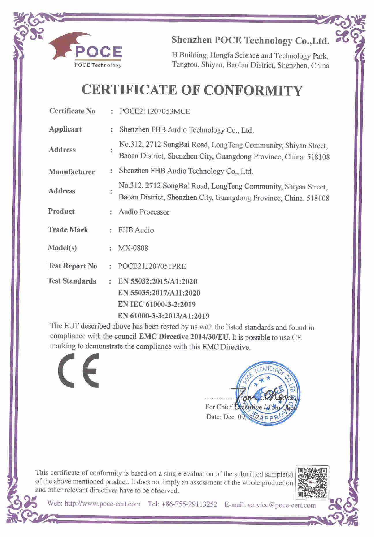 Передатчик Sypply 4CH Dante силы POE аудио, DSP обрабатывая аудио интерфейс