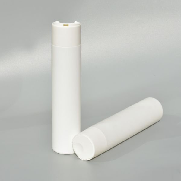 Luxury 300ml Unique Disc Cap Bottle Matte Soft Touch Tamper Proof Packaging