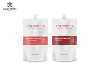 Champô erval da tintura do preto do extrato, 500ml * champô de 2 pretos para Grey Hair