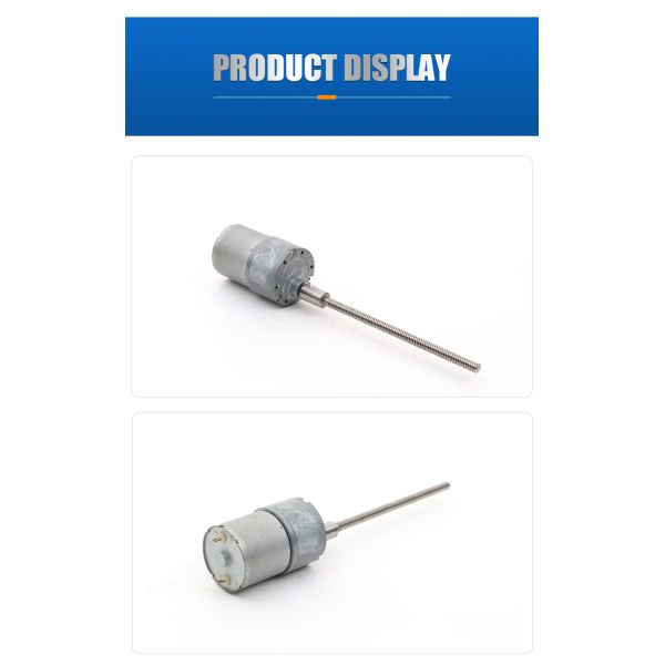 Futeng Factory Wholesale 37mm 12v 24v Long Pole High Torque Efficiency Motors Dc Spur Gear Motor for Robot