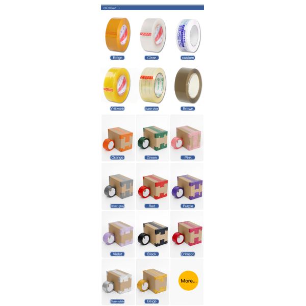 200y 300y Clear Transparent Strong Bopp Packing Tape for Carton Sealing Low Noise Shipping Packing Tape Cinta De Embalaje