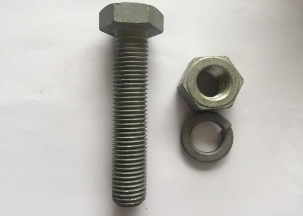 Black Surface Carbon Steel Hex Bolt Hex Nut DIN933 DIN931 DIN934 For Highway Structures
