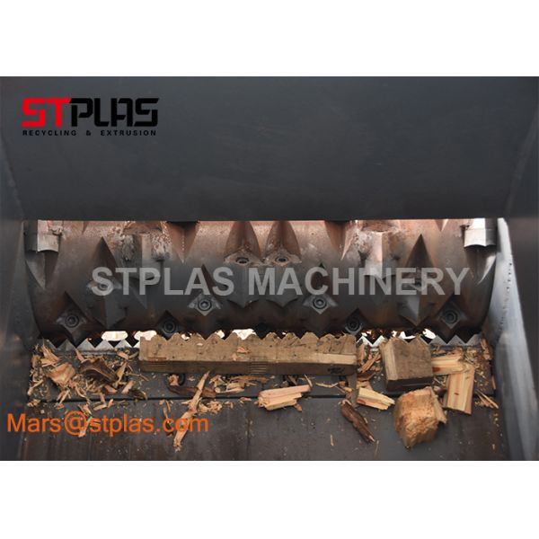 Машина шредера промышленного одиночного вала пластиковая для деревянный повторно использовать паллета