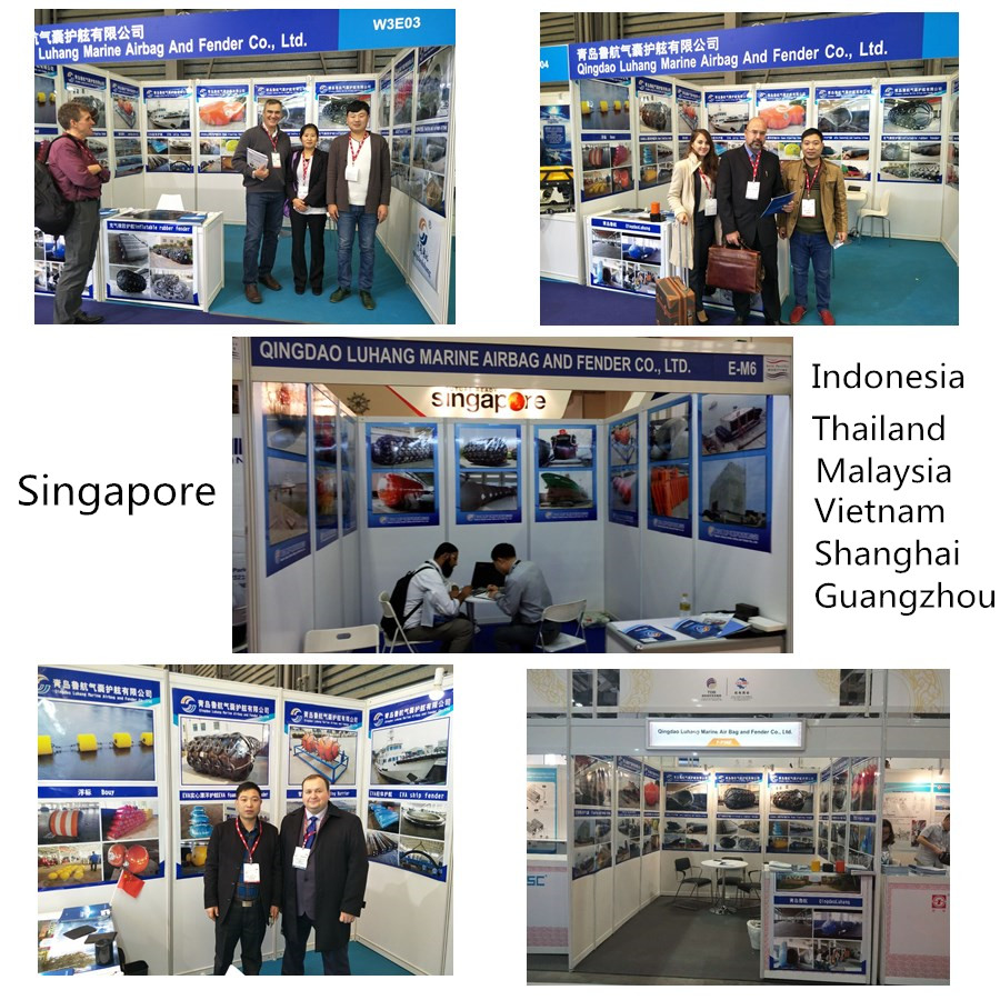 Docking Ships Deflated Pneumatic Marine Rubber Airbag