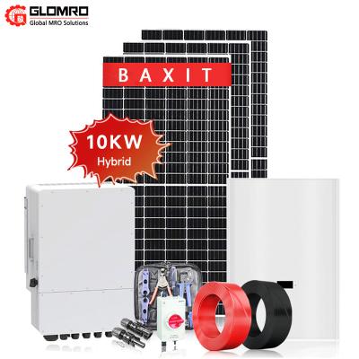 bateria de armazenamento fotovoltaico da energia da geração 240V das energias solares do conjunto completo do sistema das energias solares do agregado familiar 220V fora da grade