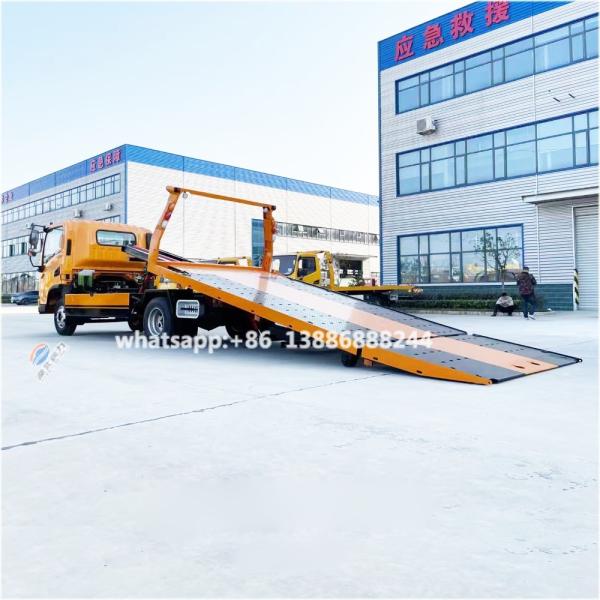SHACMAN Multifunction Plat Form Wrecker Body Tow Truck  Road Block Removal Truck  Rollback