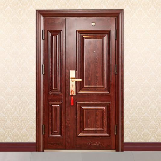 Exterior Security Entry Main Steel Safety Doors Burglarproof Residential