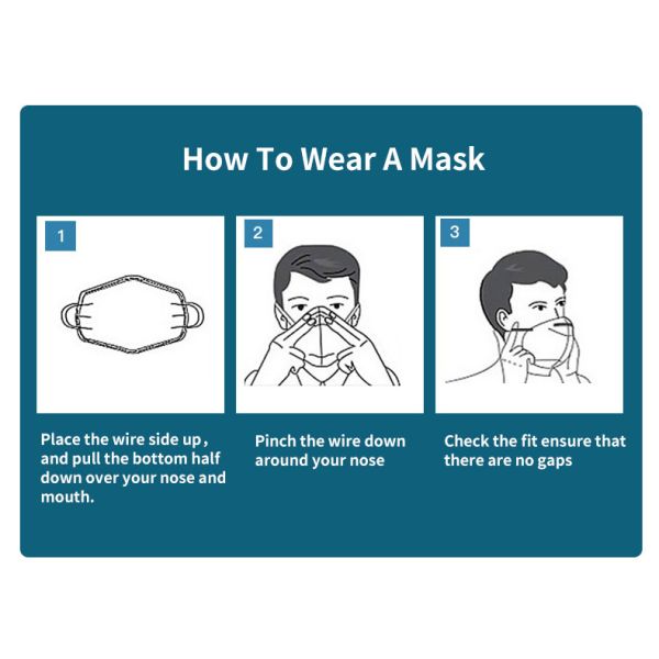 FDA Certified 3 Ply Disposable Face Mask Non Woven Easy Breathing